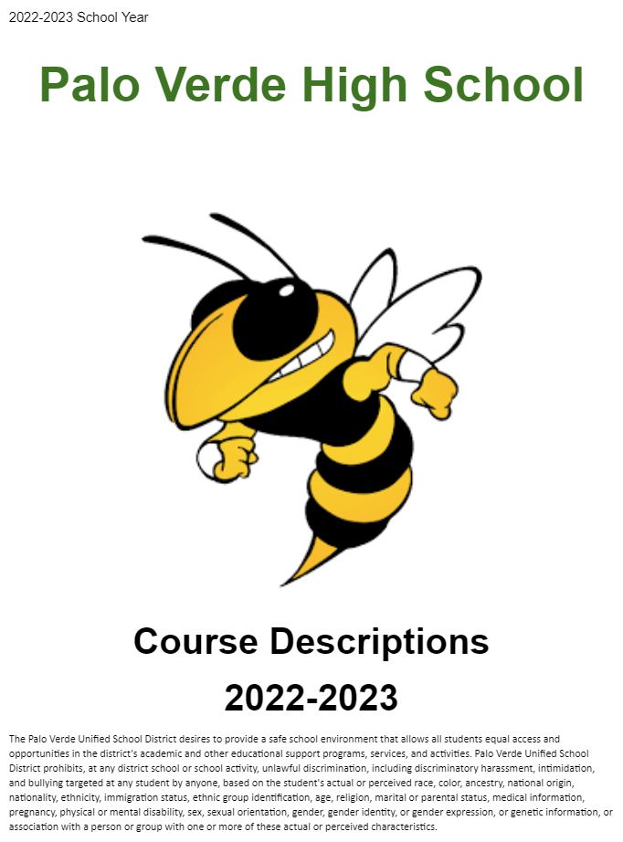 Course Descriptions 2019-2020